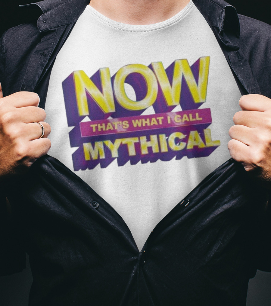 NOW That’s What I Call Mythical Retro 3D Text Style T-Shirt