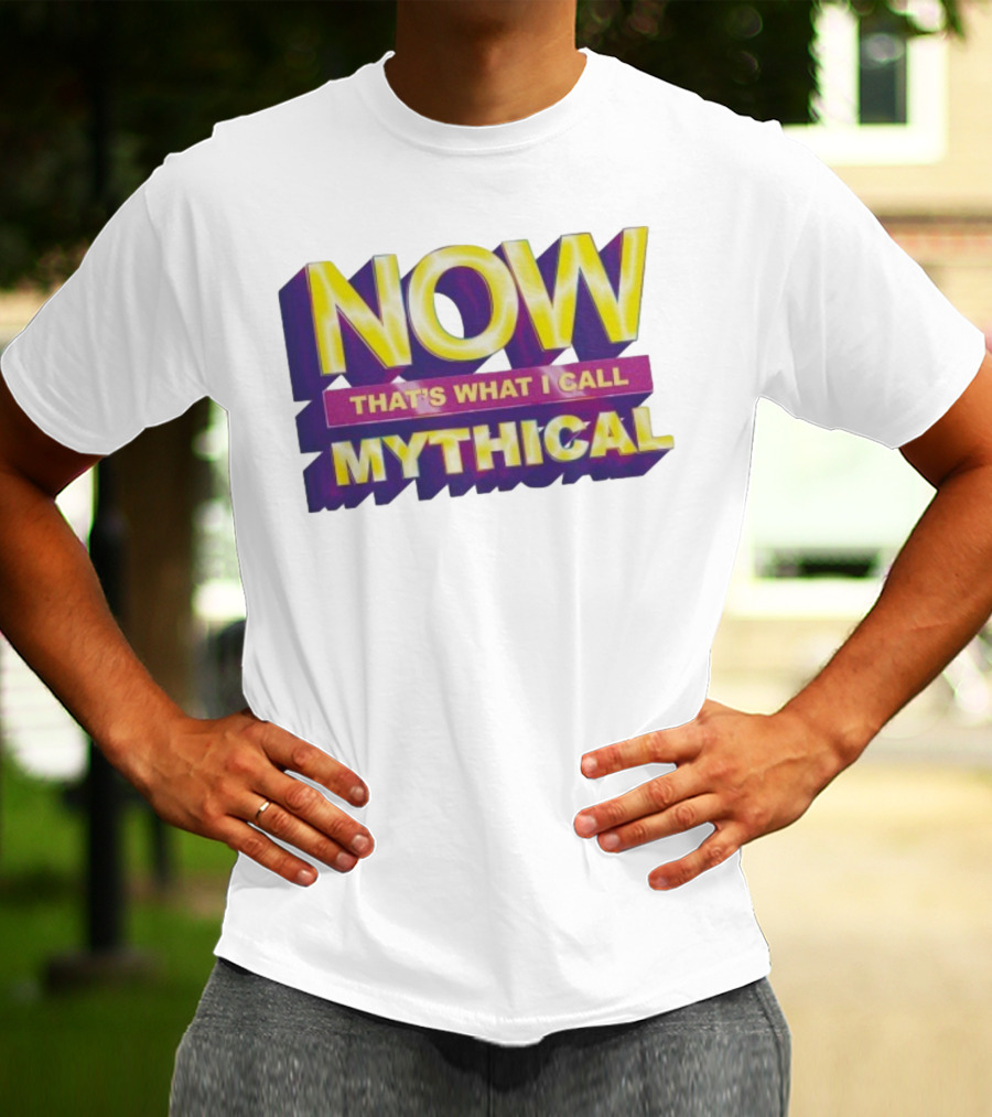 NOW That’s What I Call Mythical Retro 3D Text Style T-Shirt