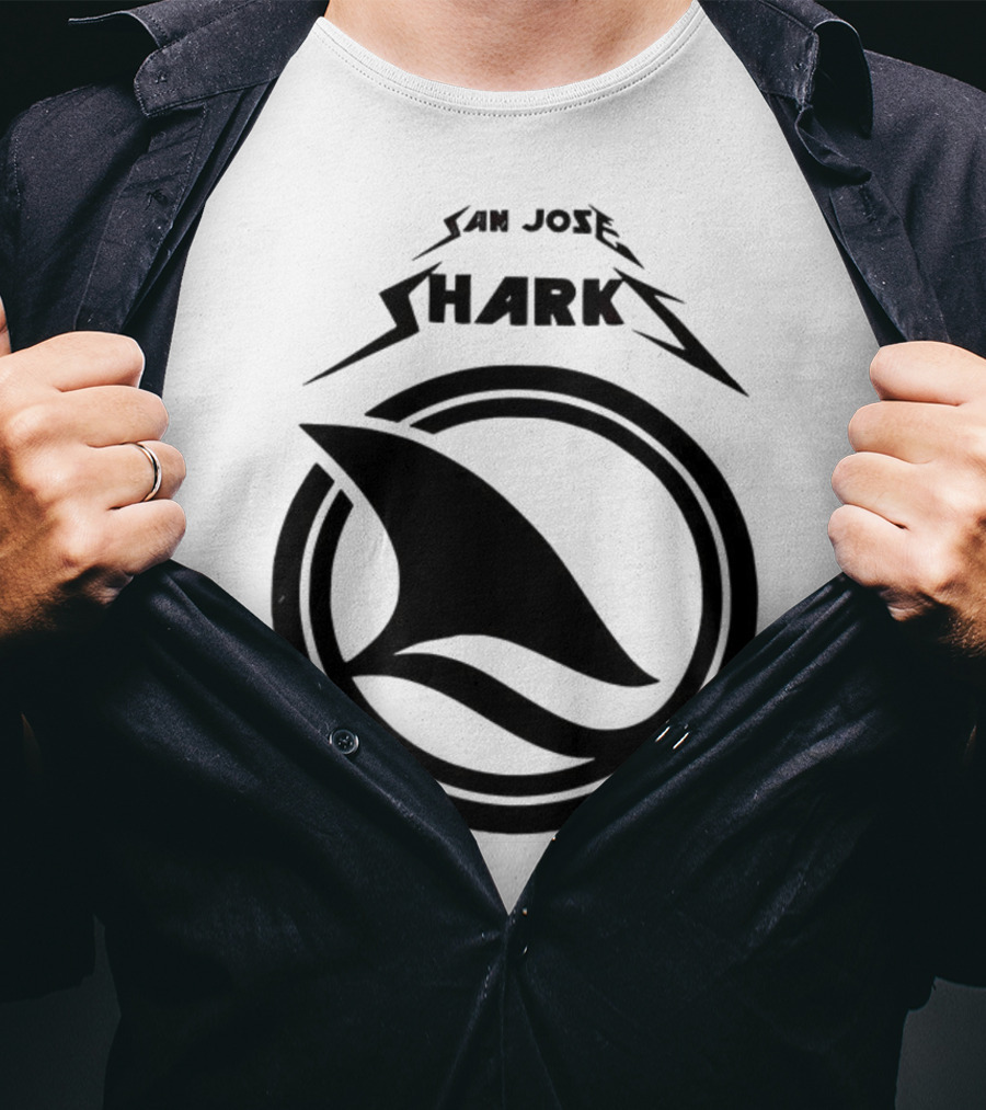 San Jose Sharks Shark Fin Game Day Favorite T-Shirt