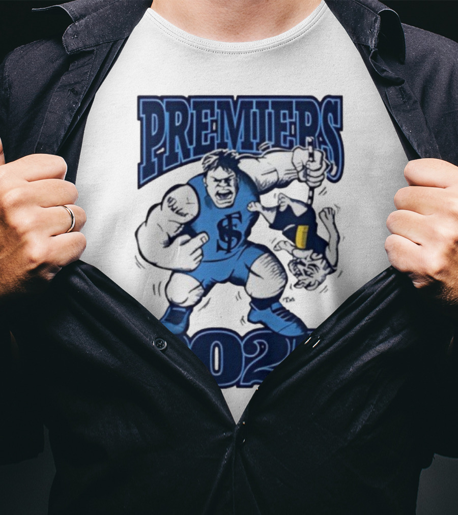 Sturt Football Club Premiers 2025 Mascot Victory Image T-Shirt