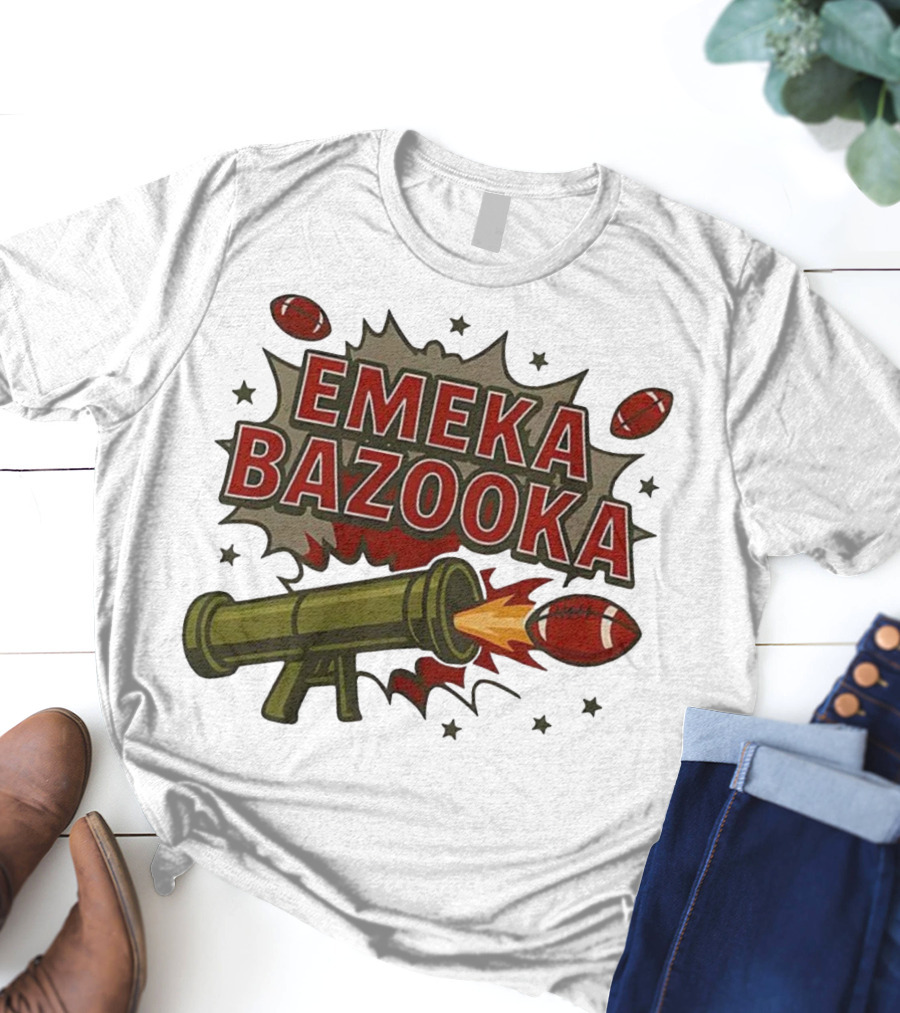 Tampa Bay Buccaneers Emeka Bazooka Football Blast T-Shirt