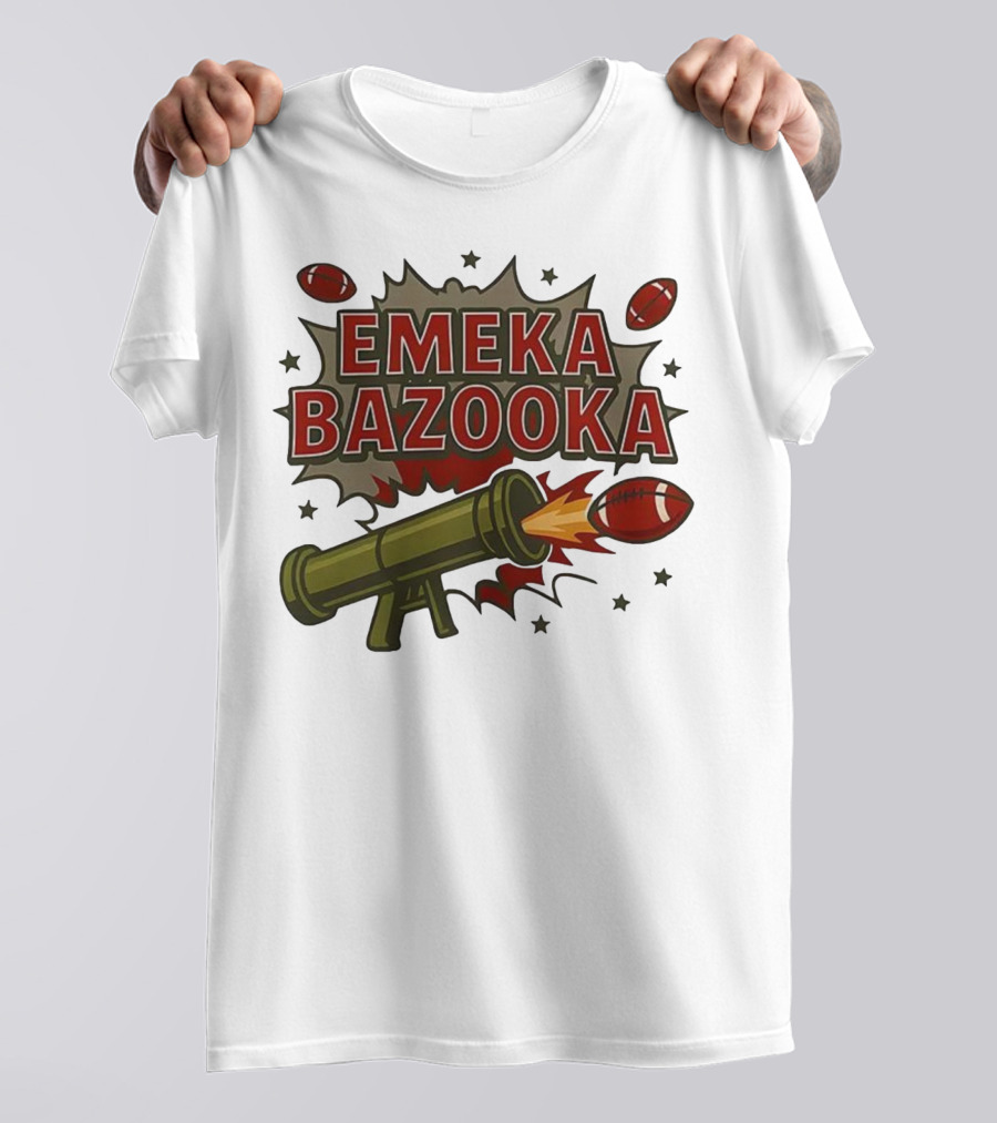 Tampa Bay Buccaneers Emeka Bazooka Football Blast T-Shirt