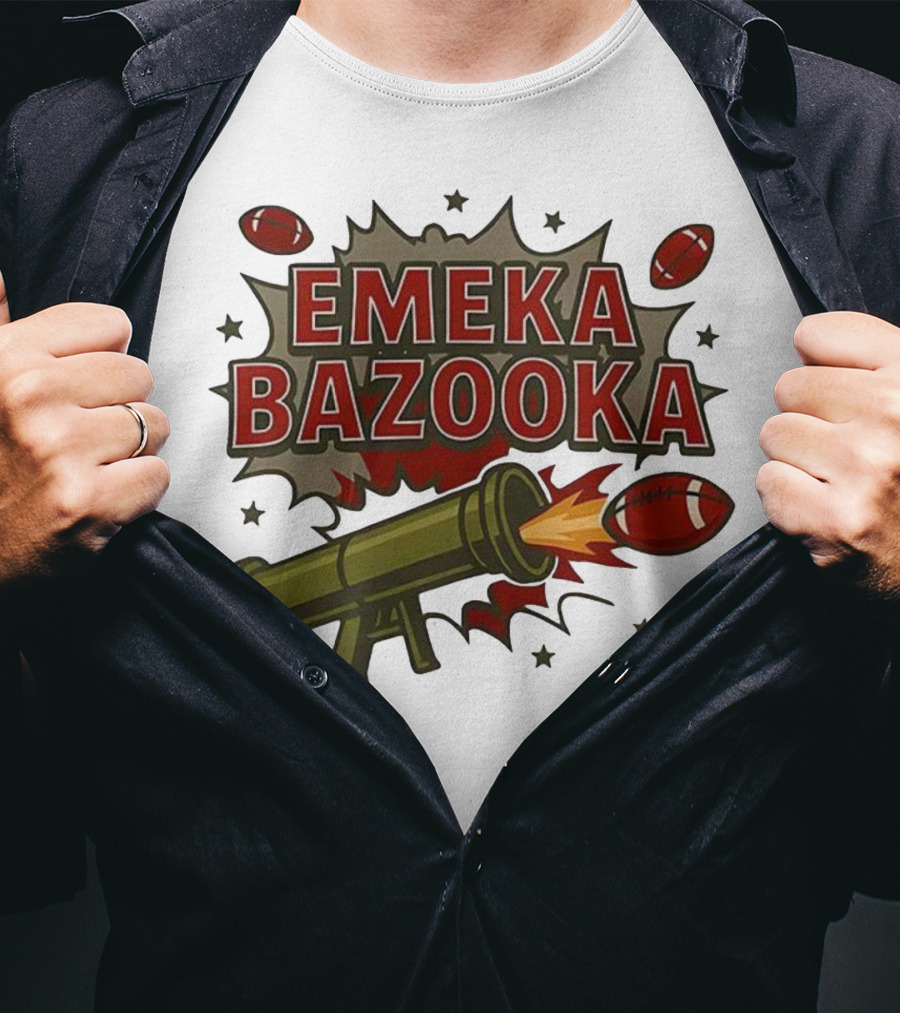 Tampa Bay Buccaneers Emeka Bazooka Football Blast T-Shirt
