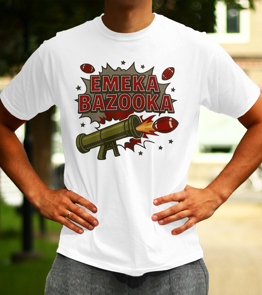 Tampa Bay Buccaneers Emeka Bazooka Football Blast T-Shirt