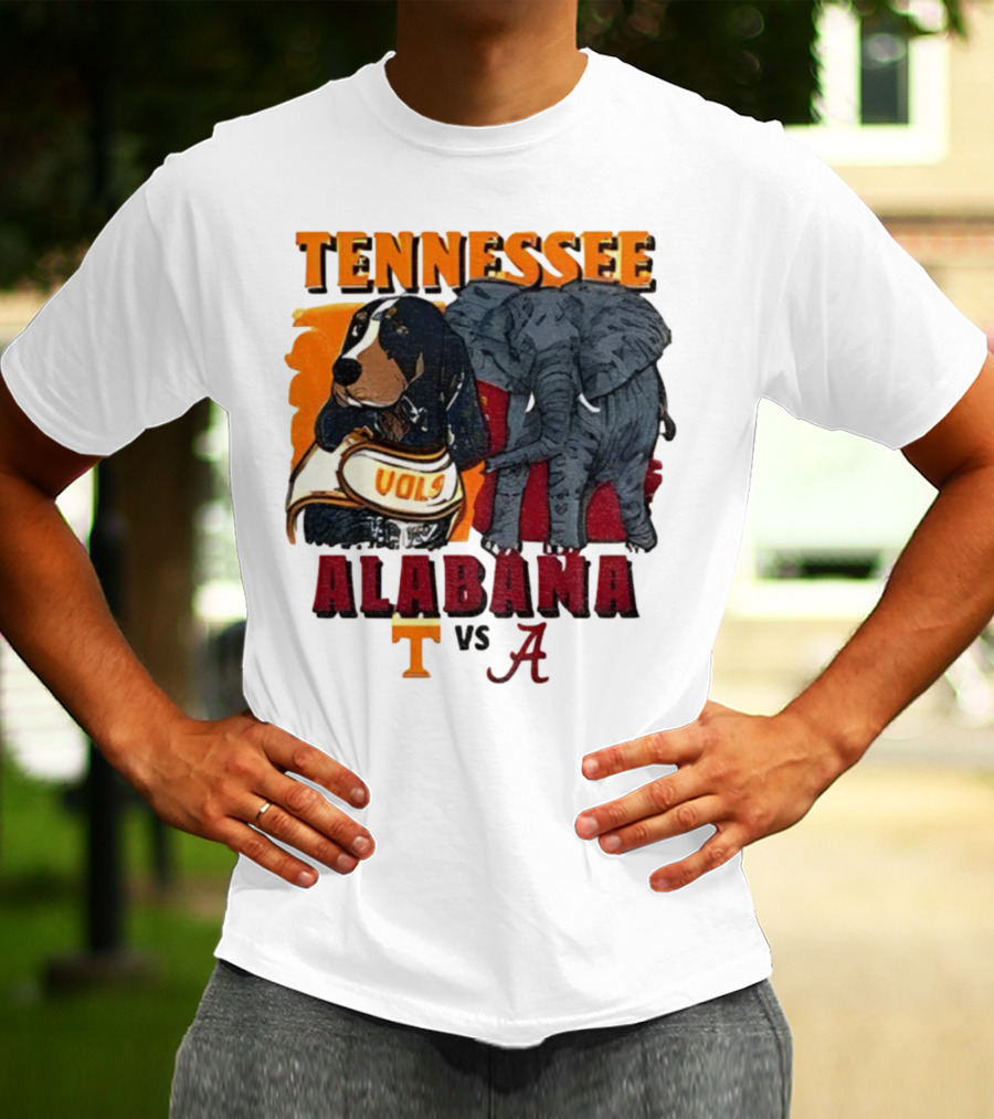 Tennessee Alabama Vols Vs Crimson Tide Mascots Third Saturday October 18 2025 T-Shirt