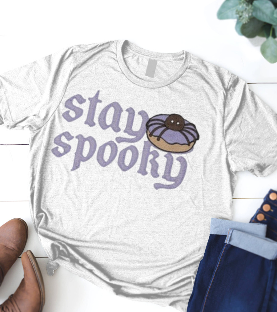 Stay Spooky Dunkin’ Donuts Halloween Donut Design T-Shirt