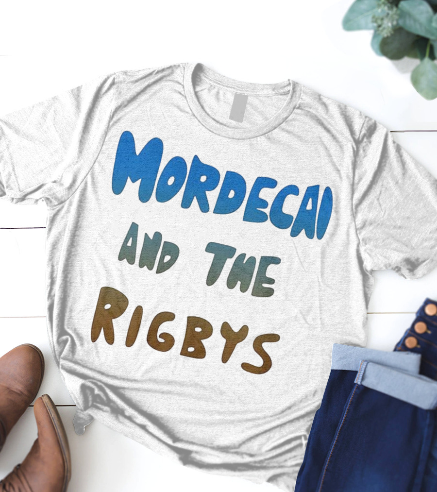 Mordecai And The Rigbys Regular Show Cartoon Character T-Shirt