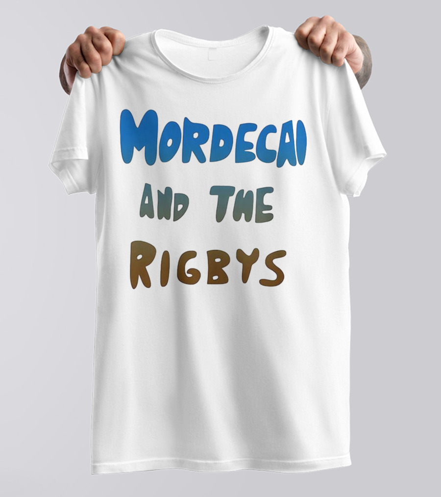 Mordecai And The Rigbys Regular Show Cartoon Character T-Shirt