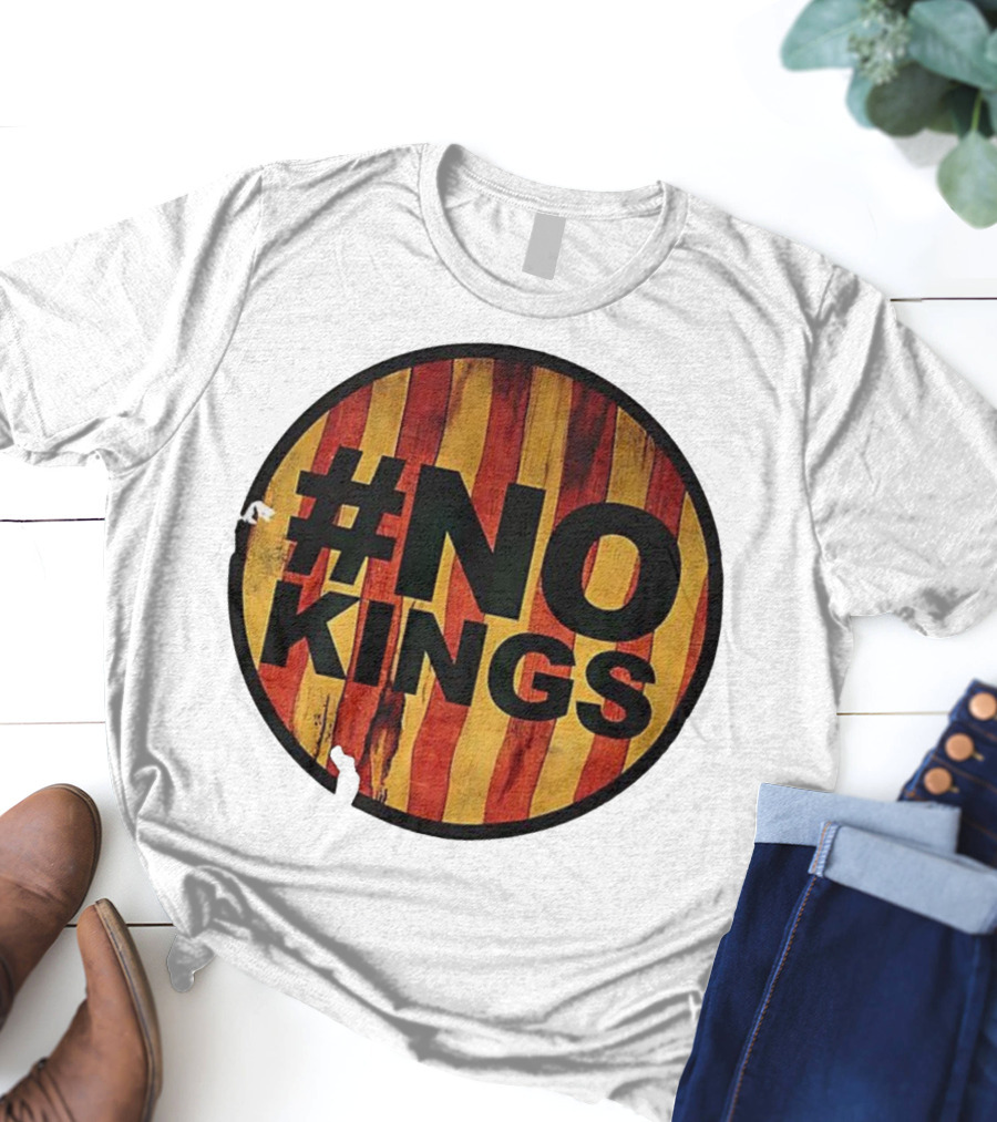 #NO KINGS American Flag Vintage T-Shirt