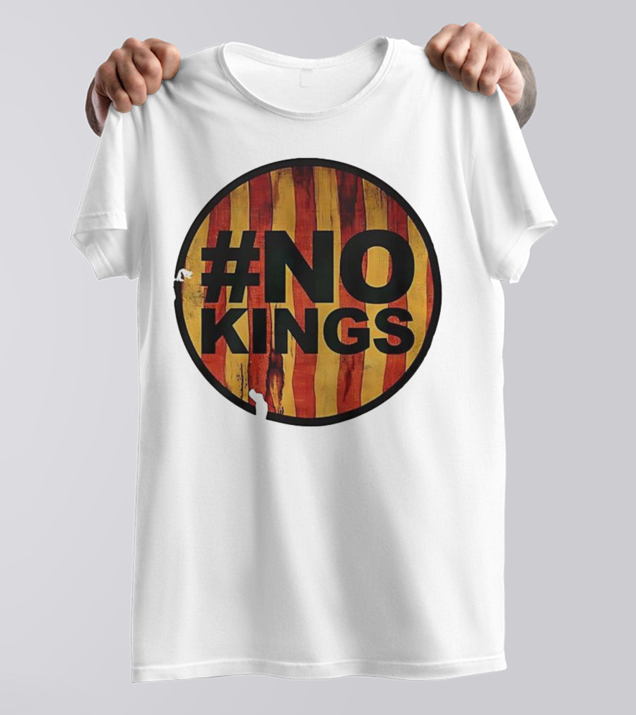 #NO KINGS American Flag Vintage T-Shirt