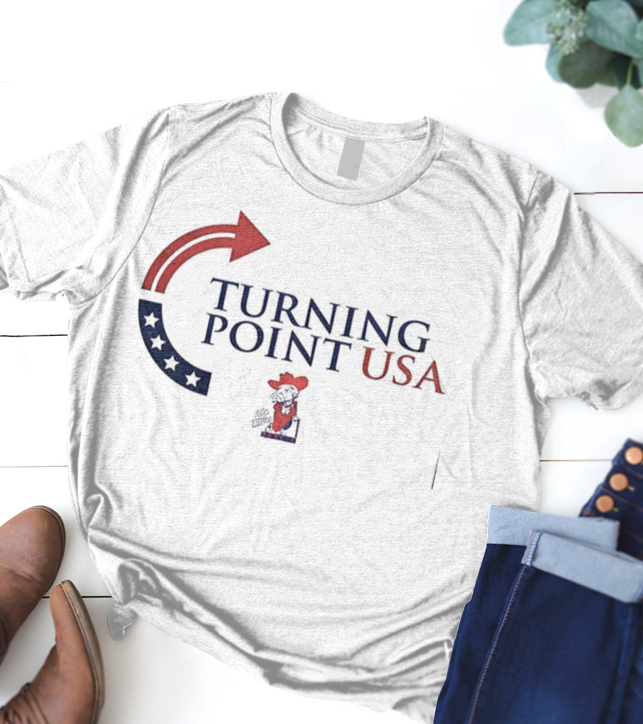 Turning Point USA Ole Miss Rebels Colonel Reb T-Shirt