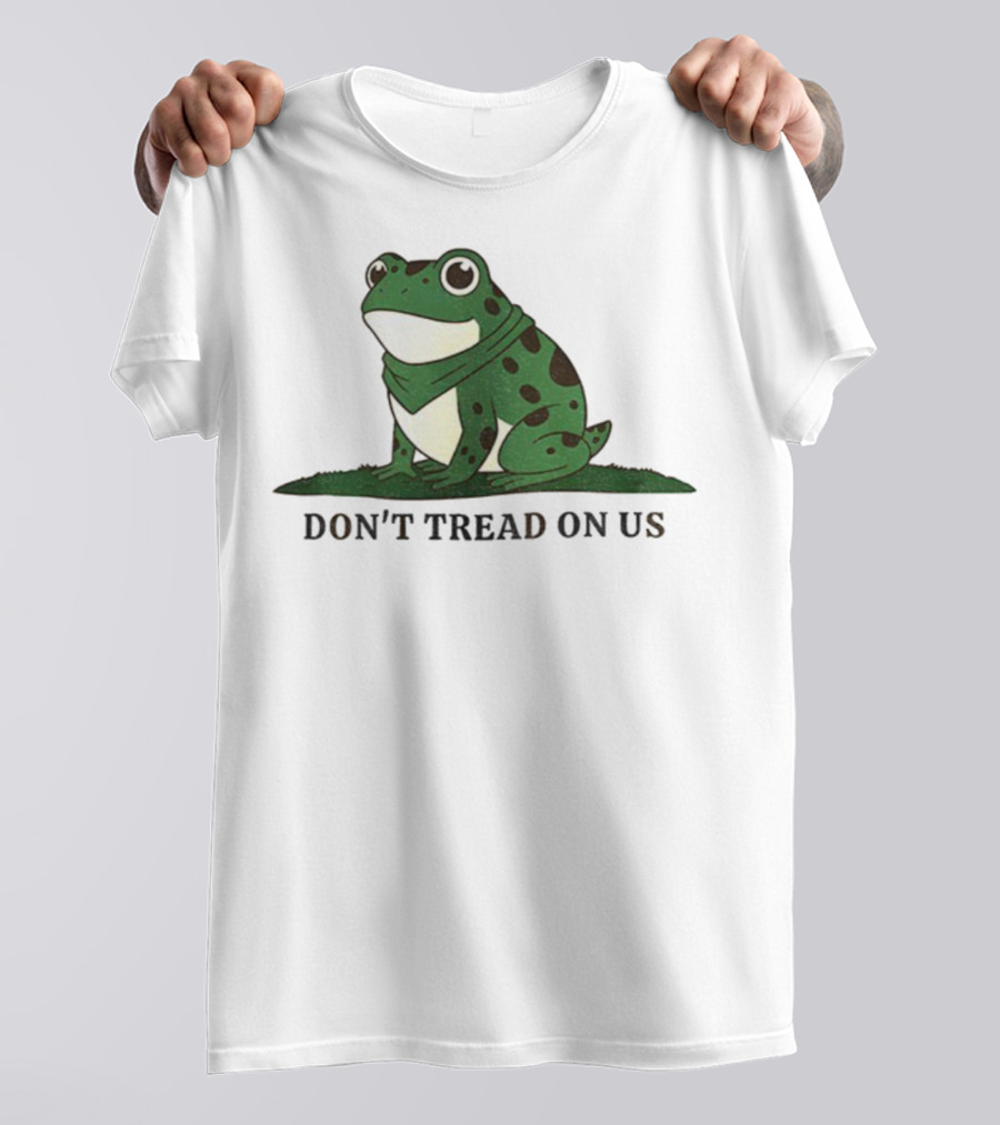 Portland Frog Don't Tread On Us 2025 Political Movement Symbol T-Shirt