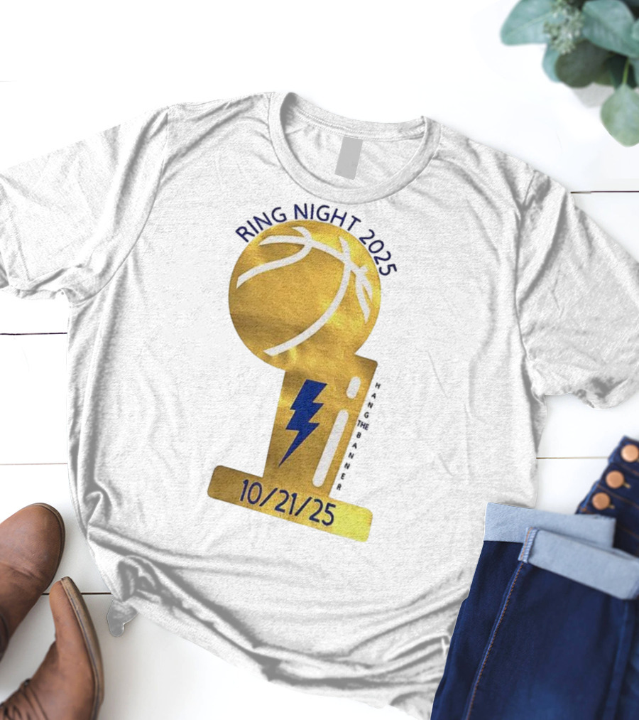 Ring Night 2025 Hang The Banner 10/21/25 Championship Celebration T-Shirt