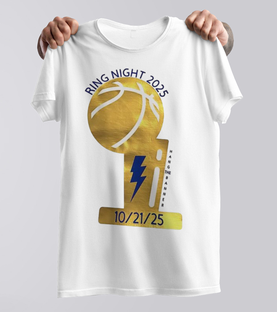 Ring Night 2025 Hang The Banner 10/21/25 Championship Celebration T-Shirt