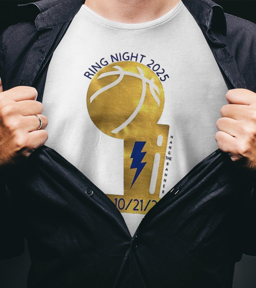 Ring Night 2025 Hang The Banner 10/21/25 Championship Celebration T-Shirt