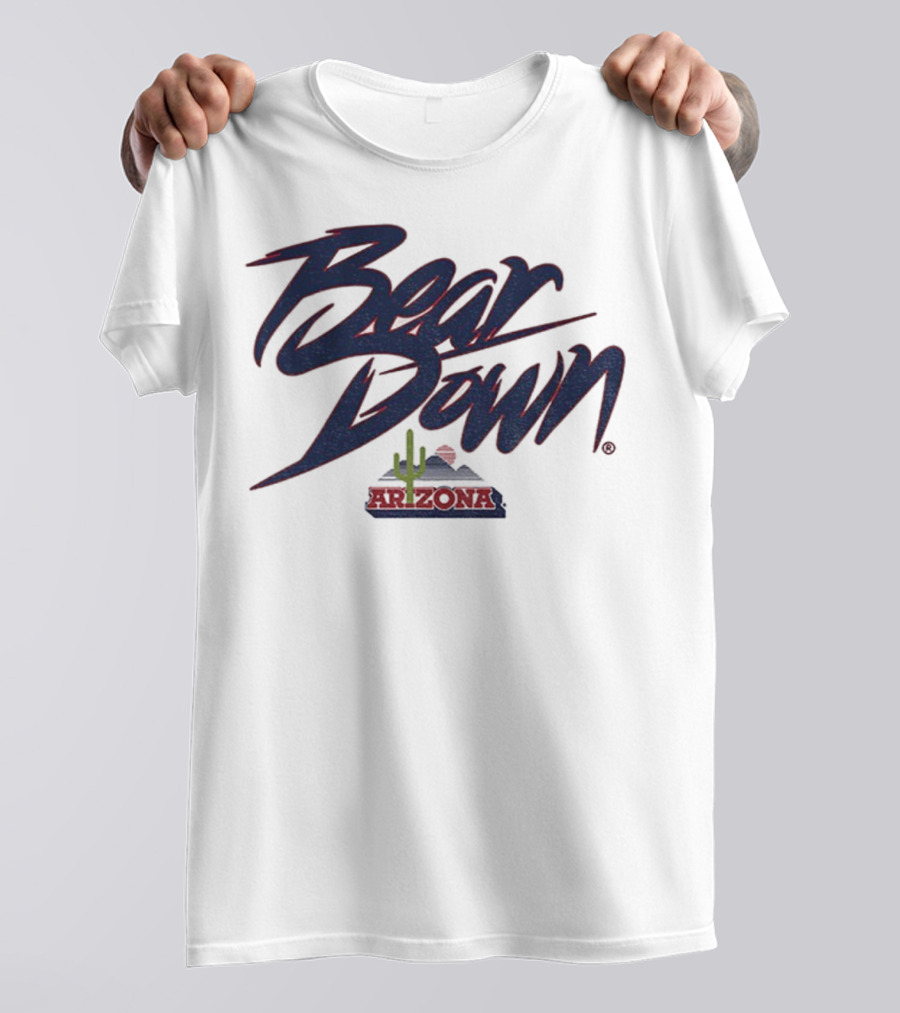 Bear Down Arizona Cactus Wildcats Football 2025 T-Shirt