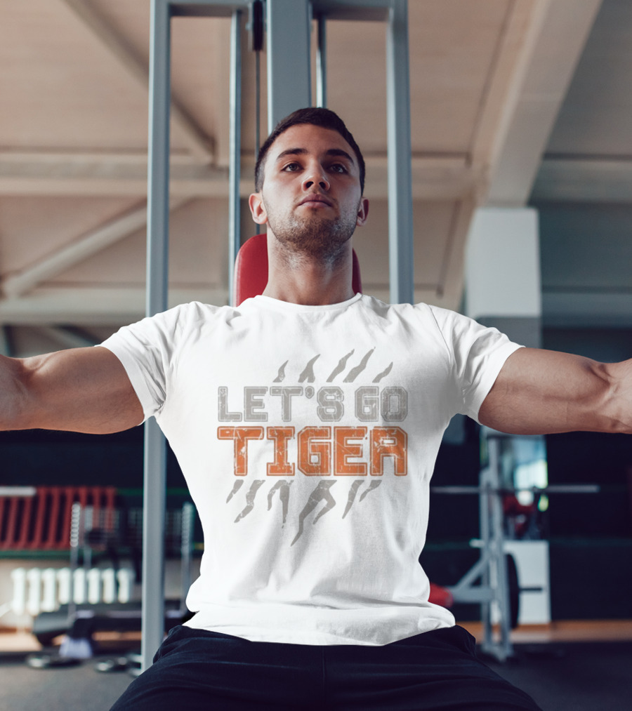Cincinnati Bengals Let's Go Tiger Stripes T-Shirt