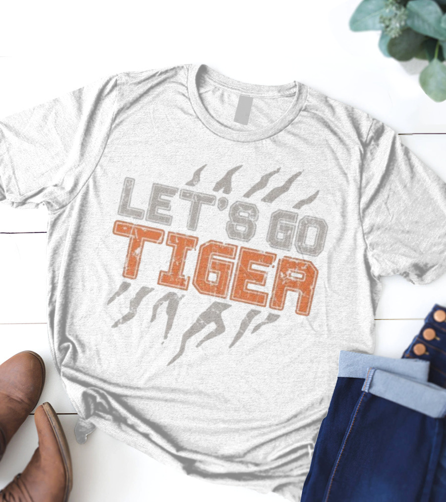 Cincinnati Bengals Let's Go Tiger Stripes T-Shirt