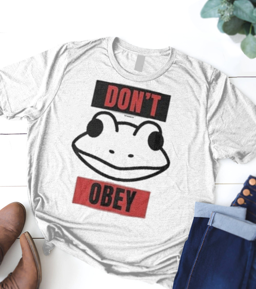 Don’t Obey Frog Resistance Portland T-Shirt