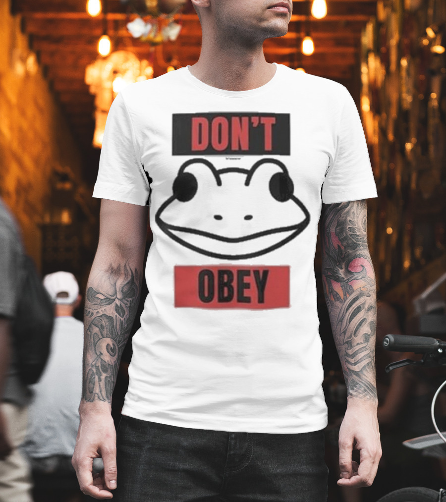 Don’t Obey Frog Resistance Portland T-Shirt