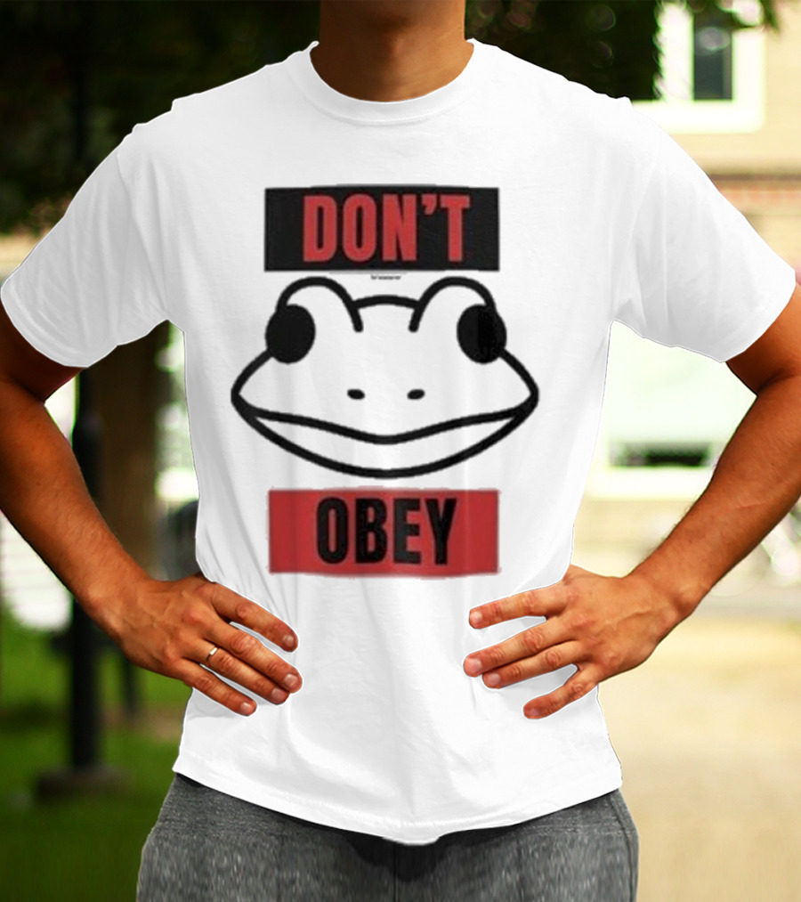 Don’t Obey Frog Resistance Portland T-Shirt