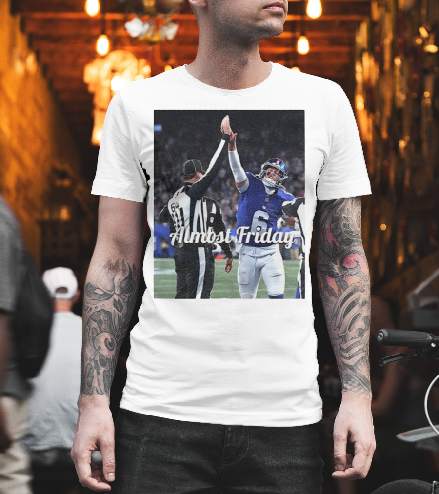 Almost Friday Jaxson Dart High Five Celebration T-Shirt