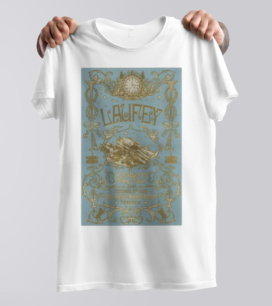 Laufey A Matter Of Time Tour Red Rocks Amphitheatre Morrison CO October 8 2025 T-Shirt