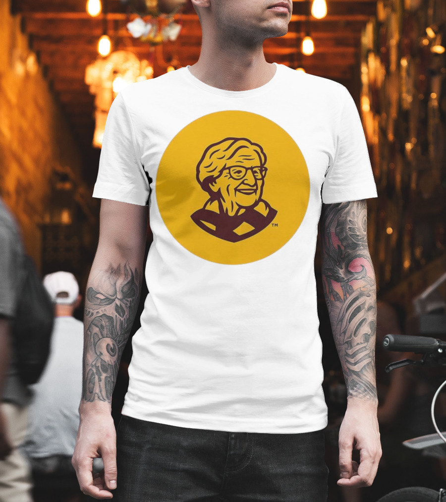 Loyola Chicago Sister Jean Trademark Icon Yellow T-Shirt