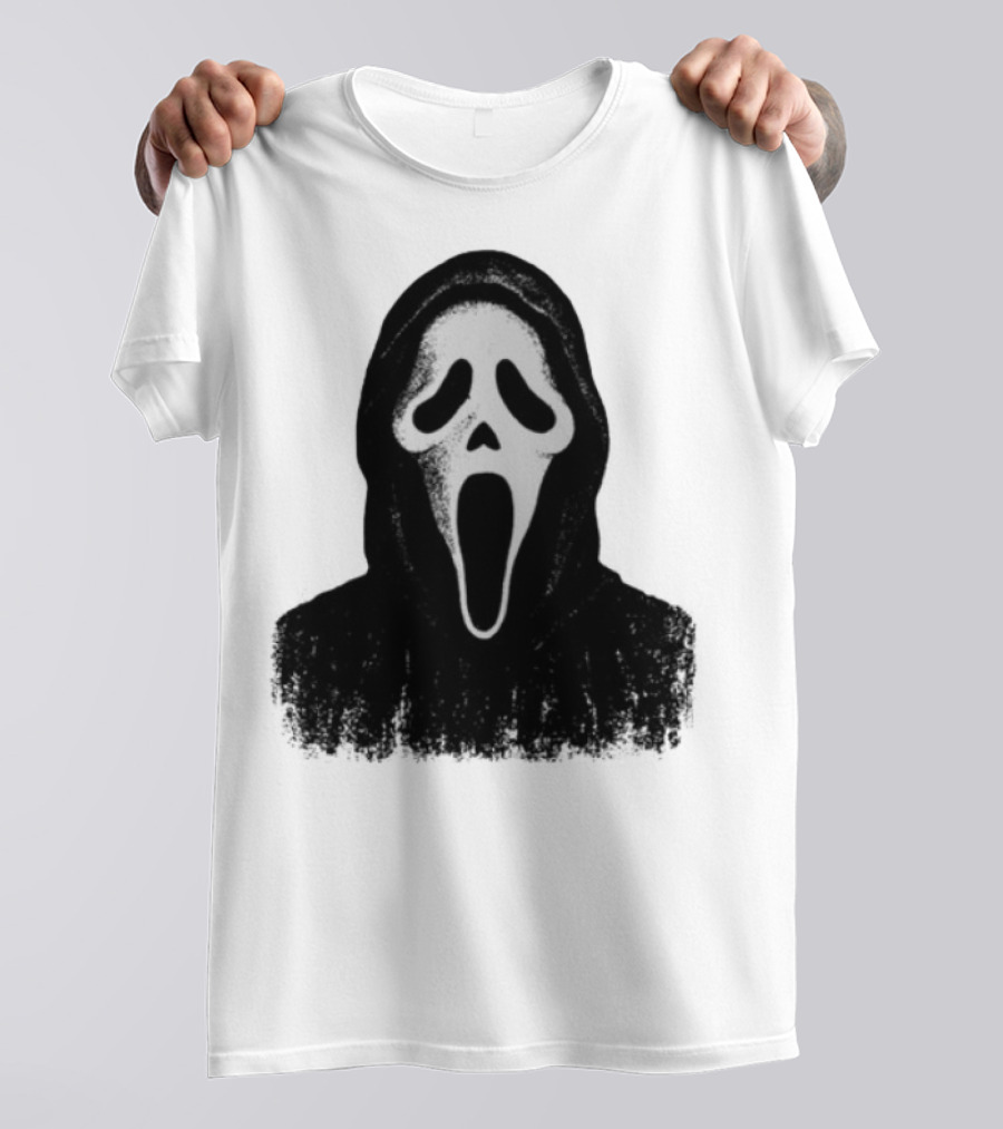 Monster Fresh Blank Ghostface Iconic Mask T-Shirt