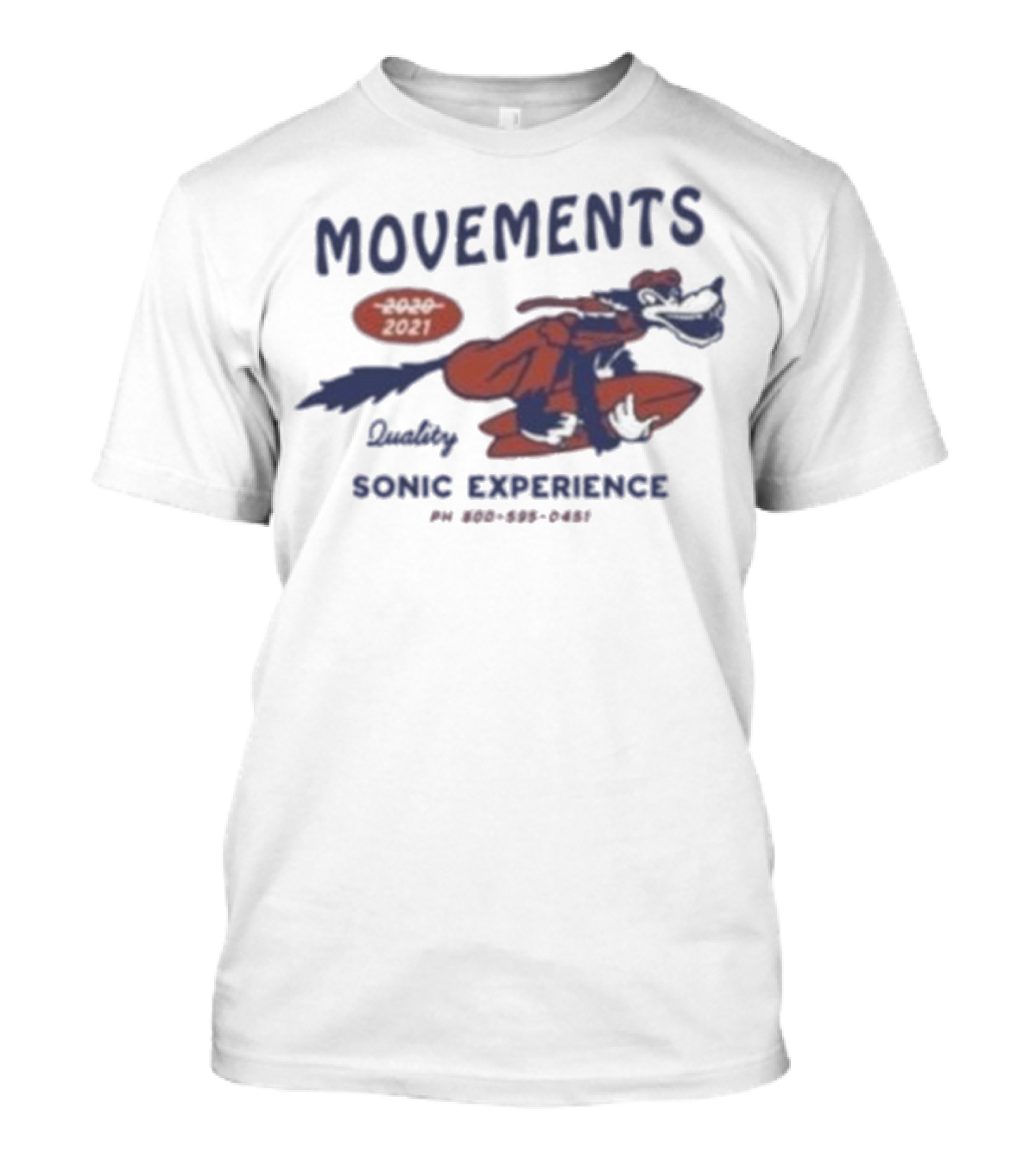 Movements 2020 2021 Woody Sonic Experience Wolf T-Shirt