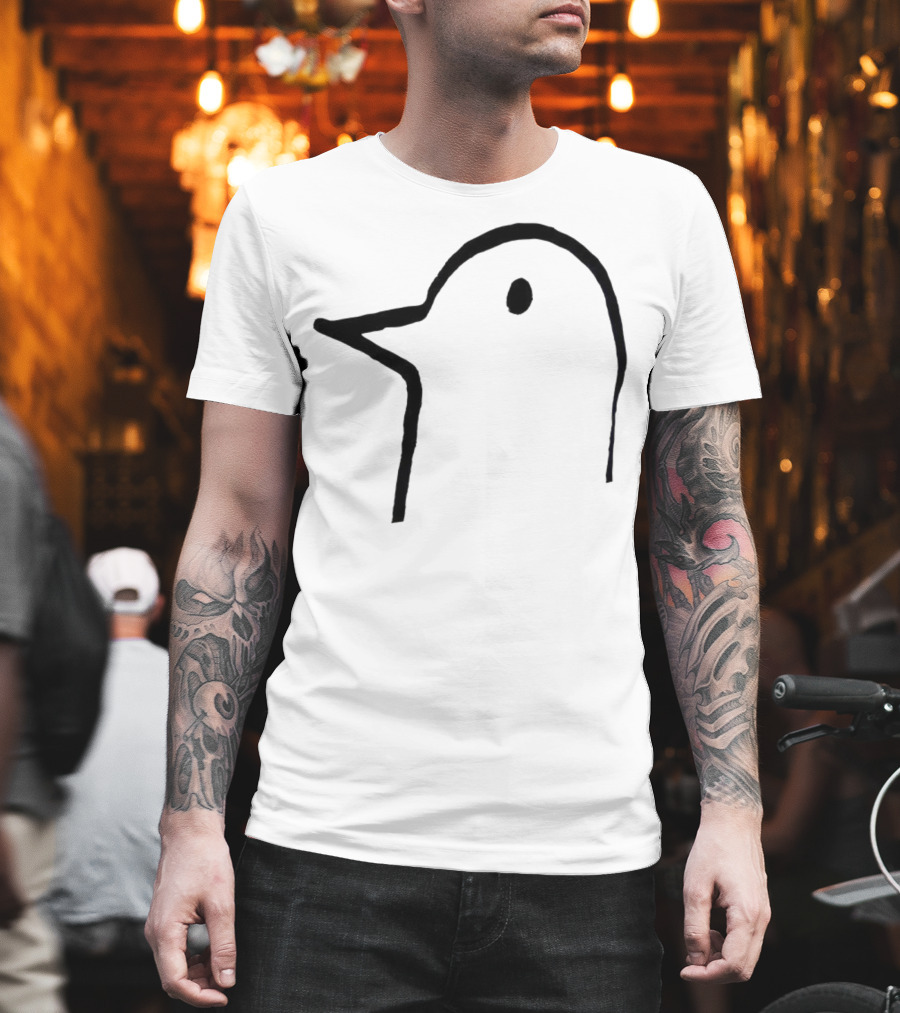 Oyasumi Punpun Iconic Bird Sketch Manga Symbol T-Shirt