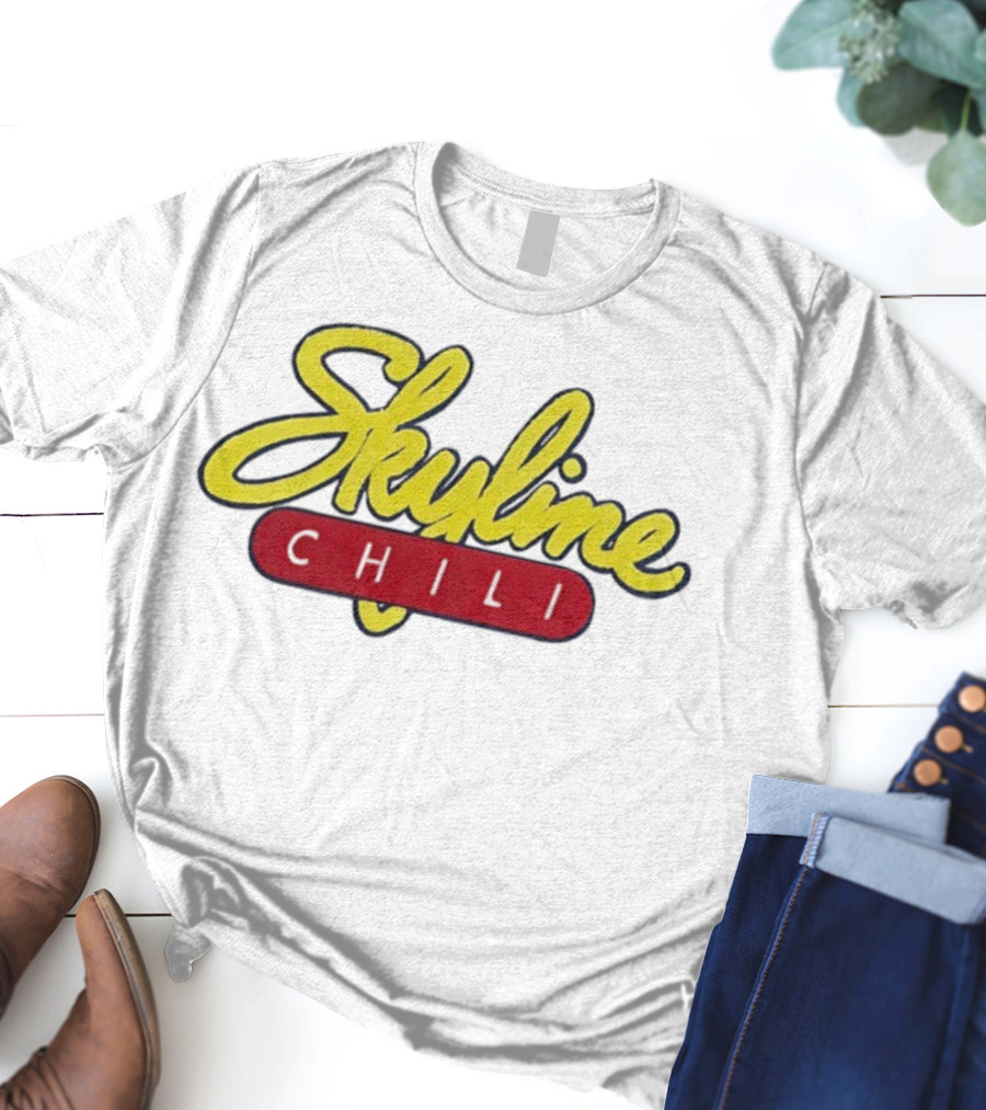Skyline Chili Cincinnati Style Restaurant Classic Retro Logo T-Shirt