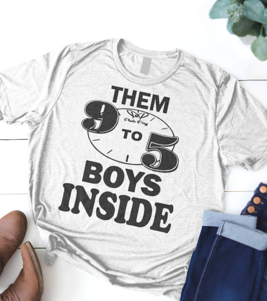 Them 9 To 5 Boys Inside Face T-Shirt