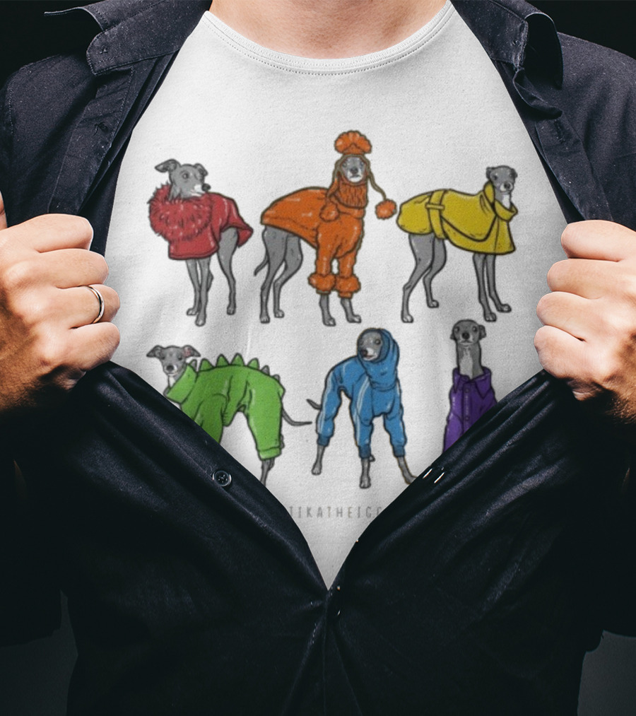 Tika The Iggy In Colorful Cozy Outfits T-Shirt