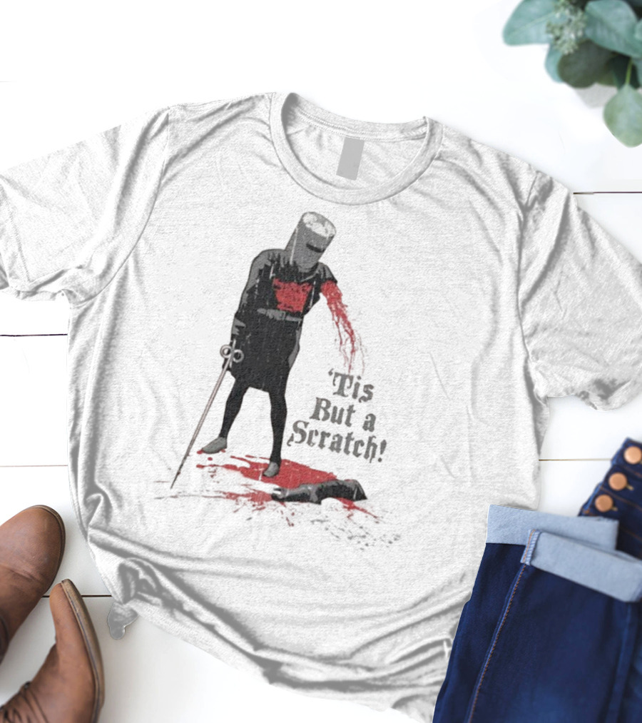 Monty Python Black Knight 'Tis But A Scratch Classic Scene T-Shirt