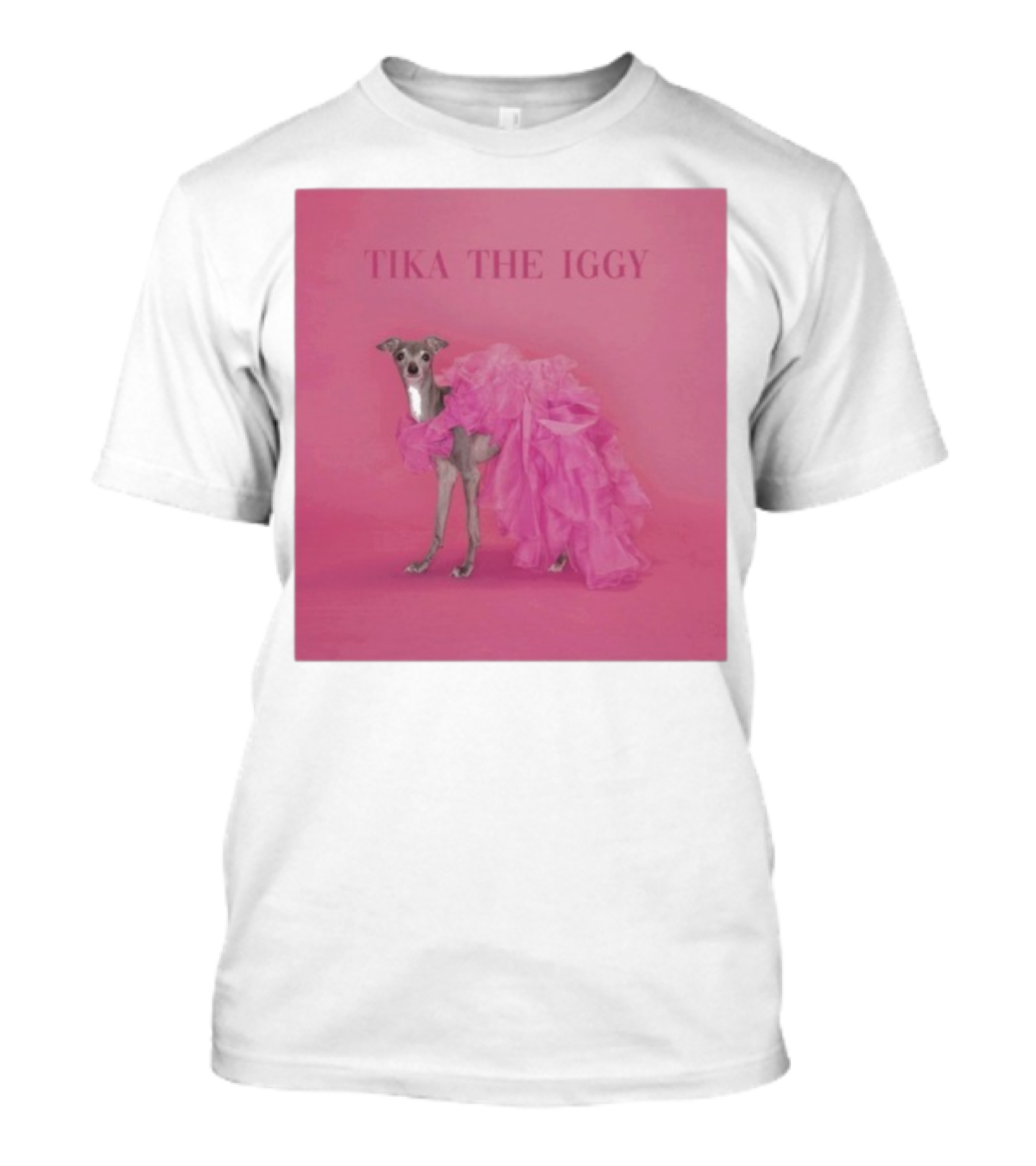 Tika The Iggy Pink Ruffle Fashion Tour T-Shirt