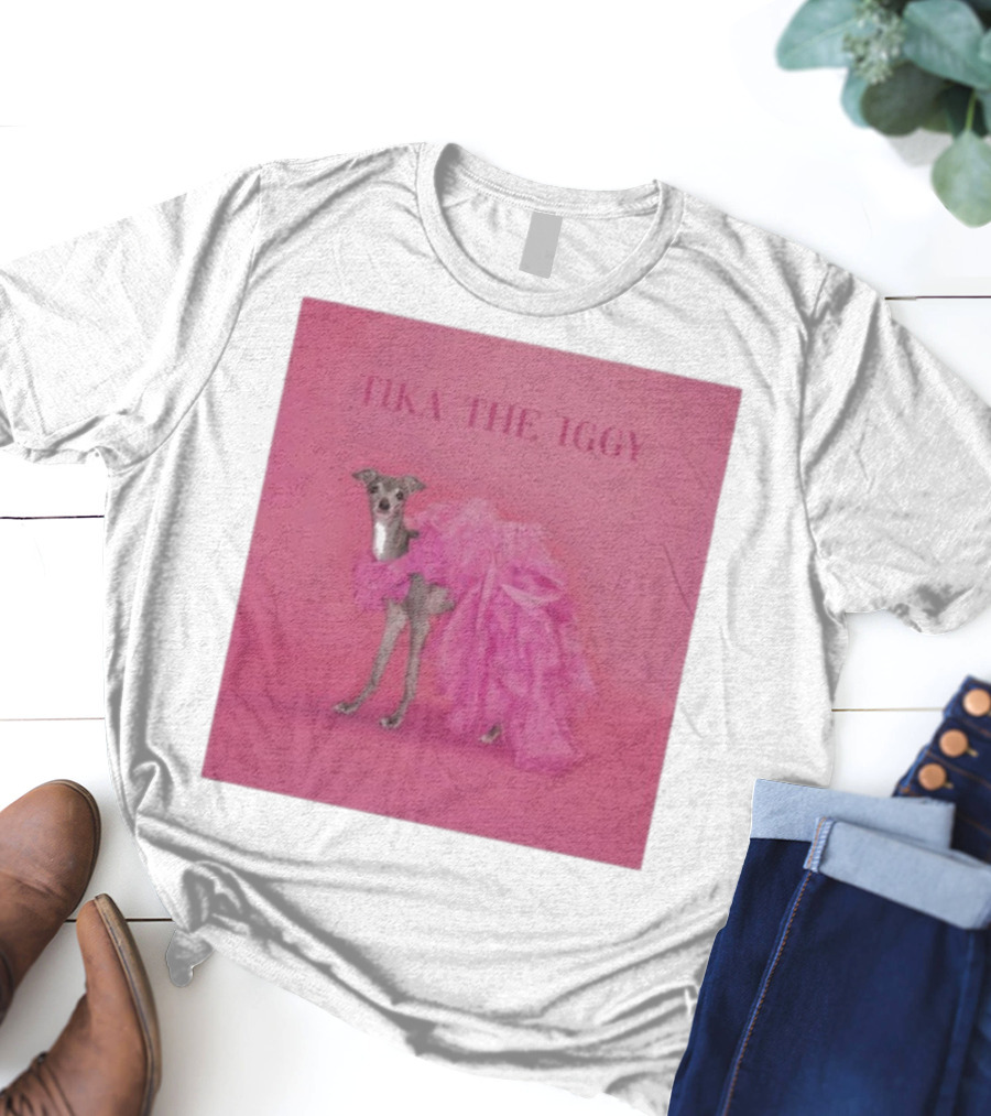 Tika The Iggy Pink Ruffle Fashion Tour T-Shirt
