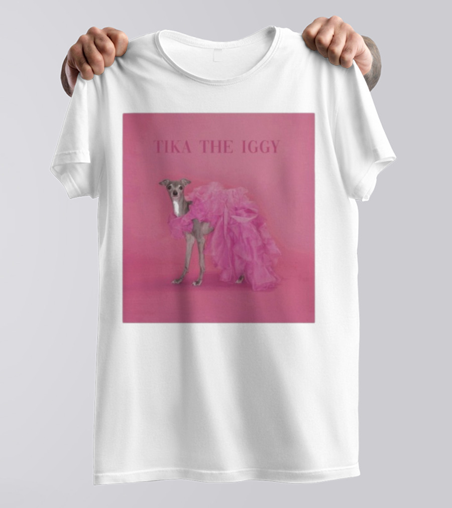 Tika The Iggy Pink Ruffle Fashion Tour T-Shirt