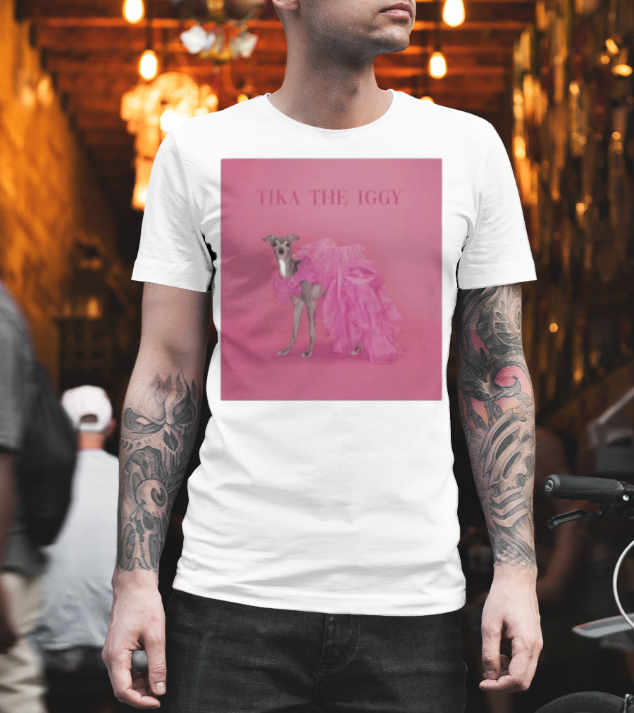 Tika The Iggy Pink Ruffle Fashion Tour T-Shirt