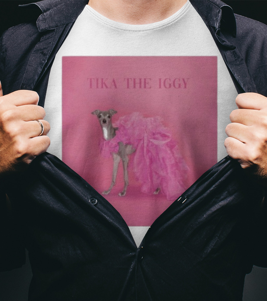 Tika The Iggy Pink Ruffle Fashion Tour T-Shirt