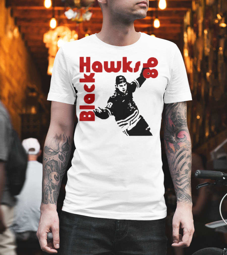 Chicago Blackhawks 98 NHL Hockey Player Celebration T-Shirt