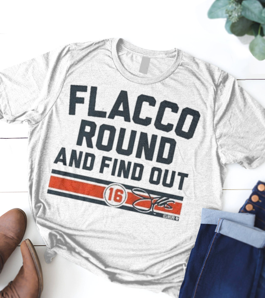 Flacco Round And Find Out 16 NFLPA Cincinnati Bengals T-Shirt