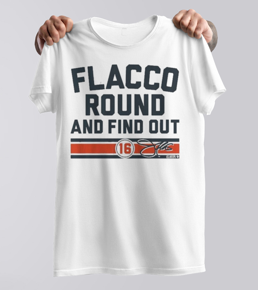 Flacco Round And Find Out 16 NFLPA Cincinnati Bengals T-Shirt