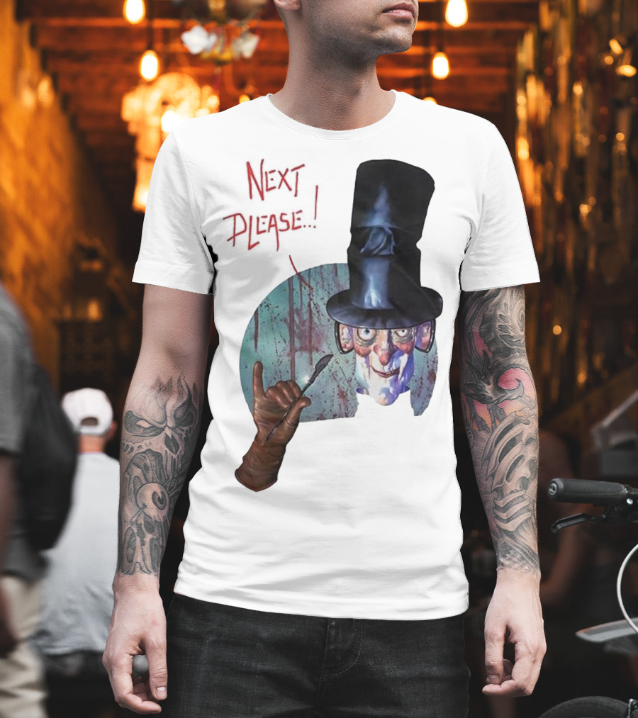 John Bolton1989 Next Please Horror Graffiti Halloween T-Shirt