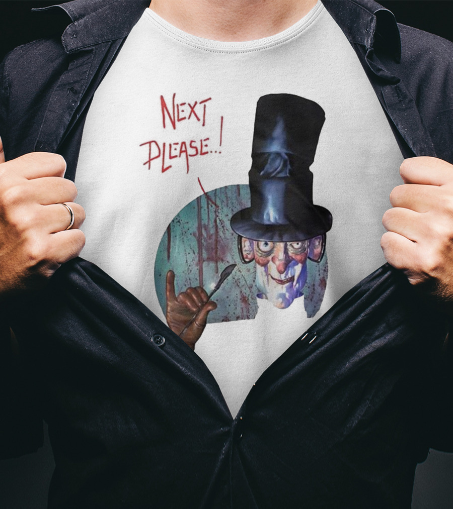 John Bolton1989 Next Please Horror Graffiti Halloween T-Shirt