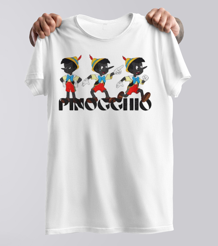 Pinocchio Trio Adventure Classic Disney Character Vintage Style T-Shirt