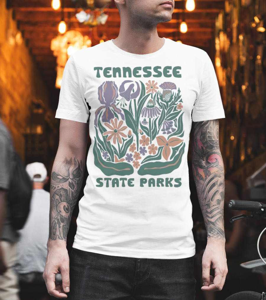 Tennessee State Parks Flowers Wildflower Collection T-Shirt