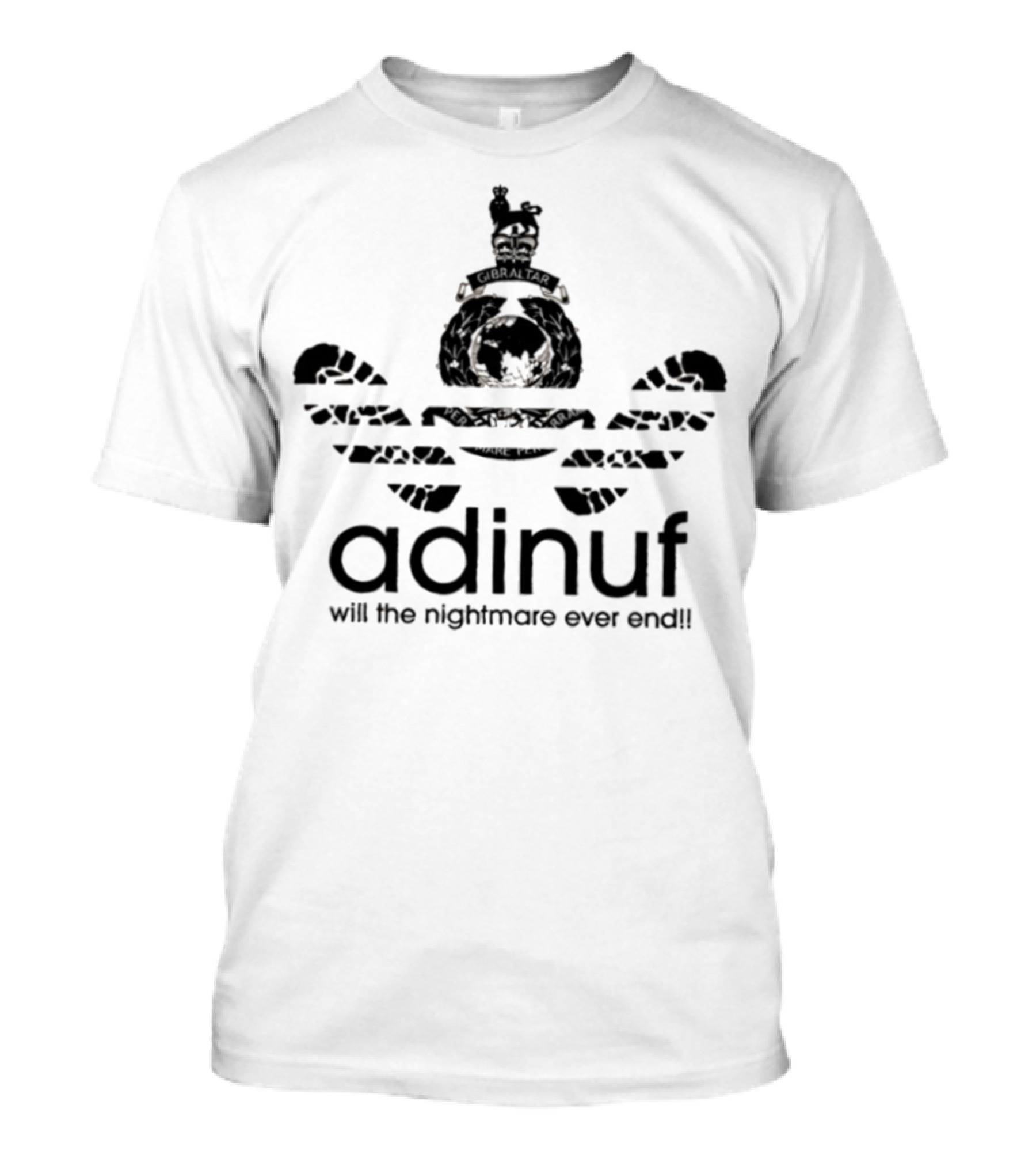 Adinuf Will The Nightmare Ever End KidsTVWorld Mashup T-Shirt