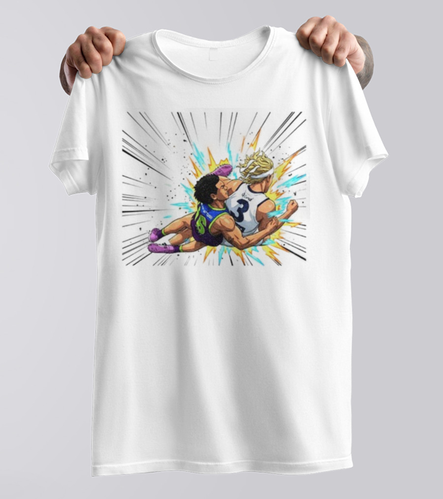 Cam Rayner Versus Smith Epic Headband Clash Moment T-Shirt