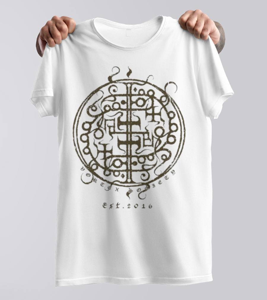Gaerea Sigil Est. 2016 Circular Symbol Intricate Design T-Shirt